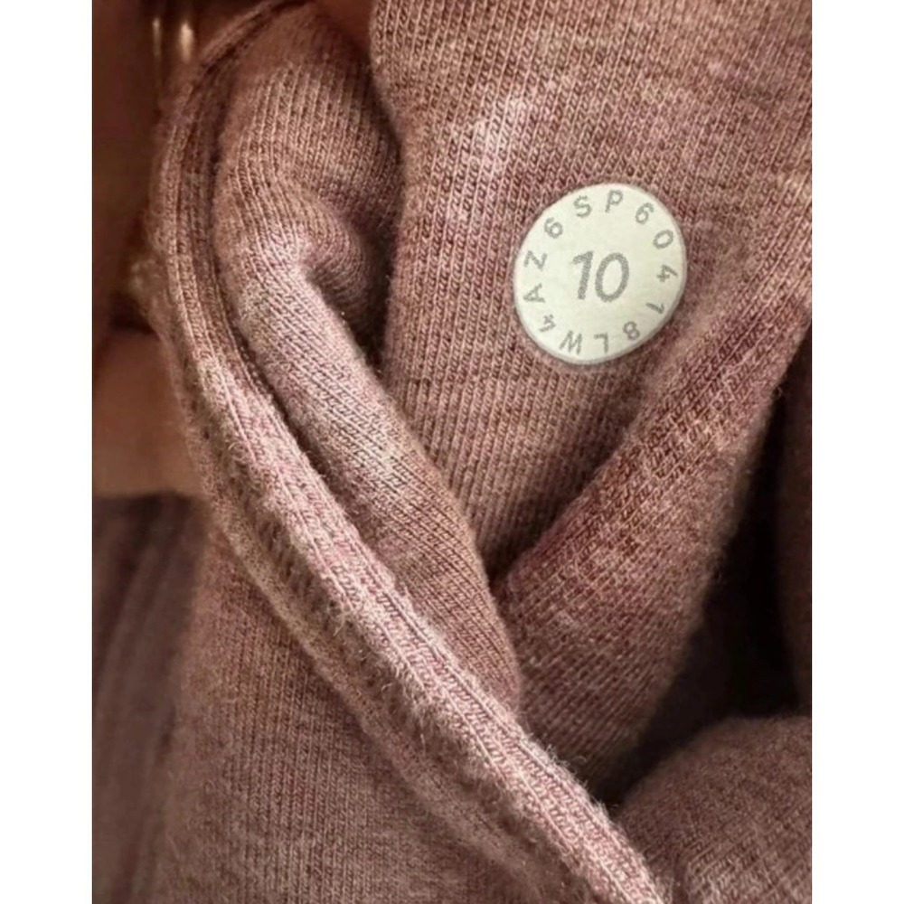 Lululemon Radiant Jacket II Women's Size 10 Heathered Mauve Pink Full Zip... - Picture 8 of 9